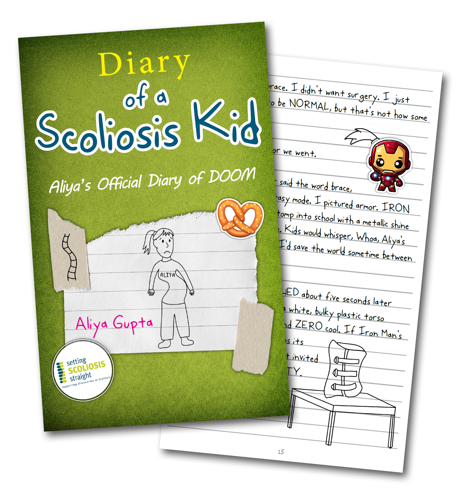 Scoliosis Children's Book Cover