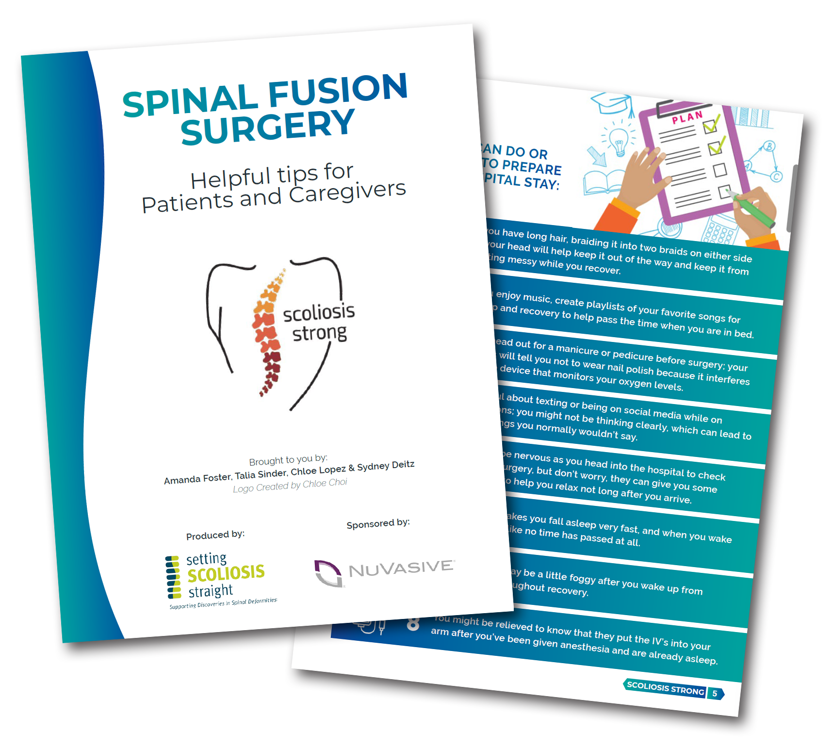Spinal Fusion Booklet Cover